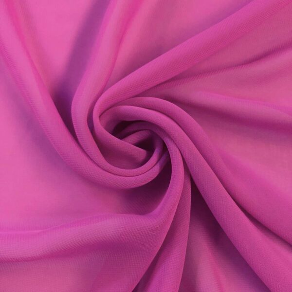 LA Fabric Spot Inc, Solid Chiffon Fabric Polyester Dress Sheer 58/60″ Wide by The Yard All Colors